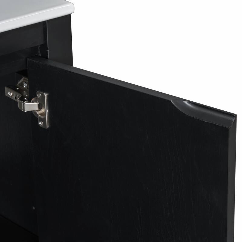 36" Bathroom Vanity Organizer with Sink - Combo Cabinet Set & Storage