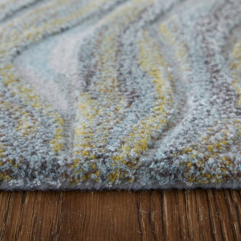HomeRoots Abstract Bohemian Rectangle Area Rug
