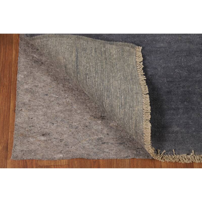 Modern Gabbeh Oriental Rug Handmade Foyer Wool Carpet - 3'5" x 4'9"