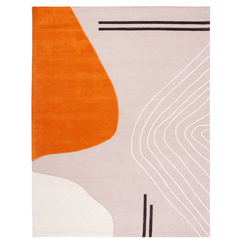SAFAVIEH Handmade Rodeo Drive Vutka Mid-Century Modern Wool Rug