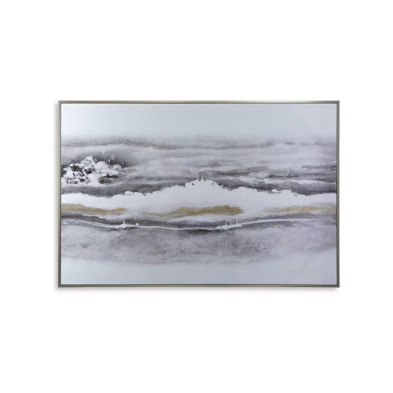 Signature Design by Ashley Acebell Gray/White Wall Art