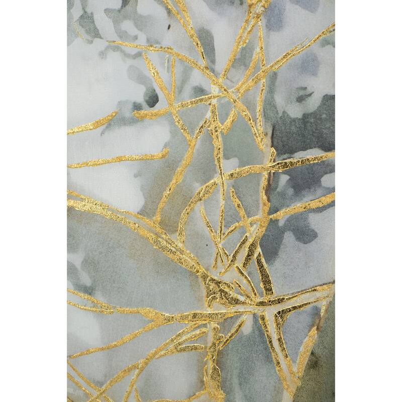 31.5x47.2" Hand-Painted Canvas Artwork with Vintage Amphora Vase Design