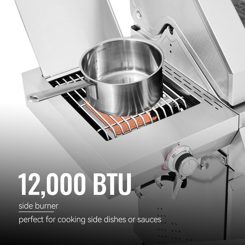 Royal Gourmet Deluxe Stainless Steel 5-Burner Gas Grill