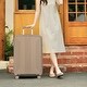 preview thumbnail 5 of 27, 20"/24"/28" 3 pcs/set in PP Spinner Wheel Luggage, Carry on Suitcase, Matching Color, Combination Lock (Silver grey)