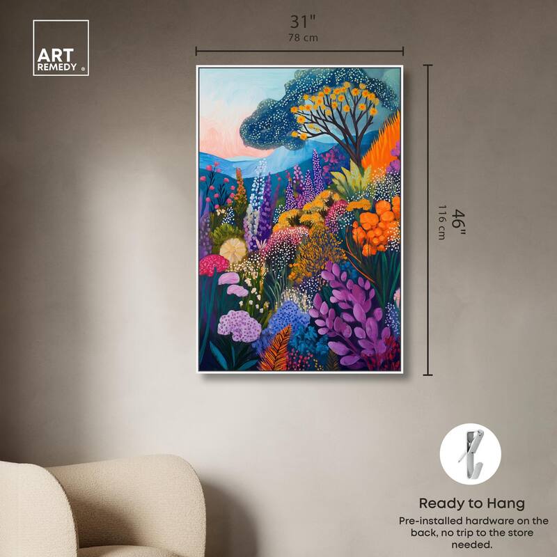 Solara's Bloom Canvas by Art Remedy