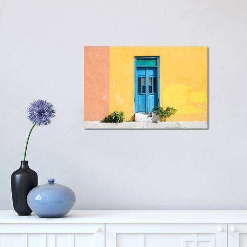 iCanvas "Colorful Street Wall" by Philippe Hugonnard Canvas Print