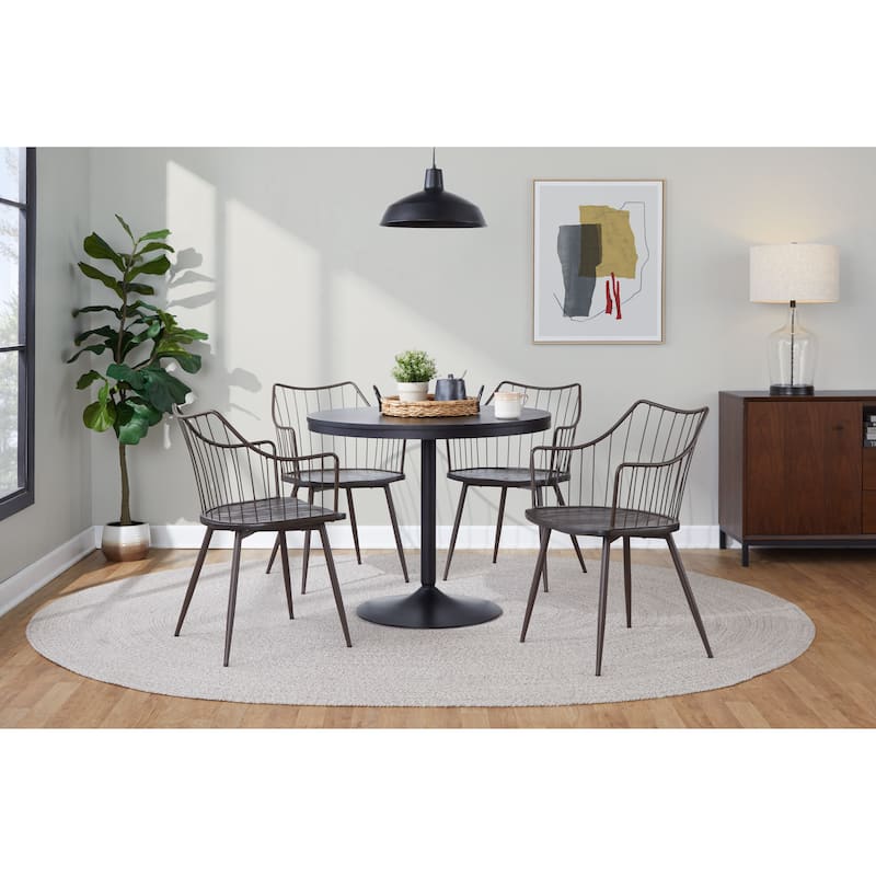 The Gray Barn Goddard-Winston 5-Piece Round Dining Set
