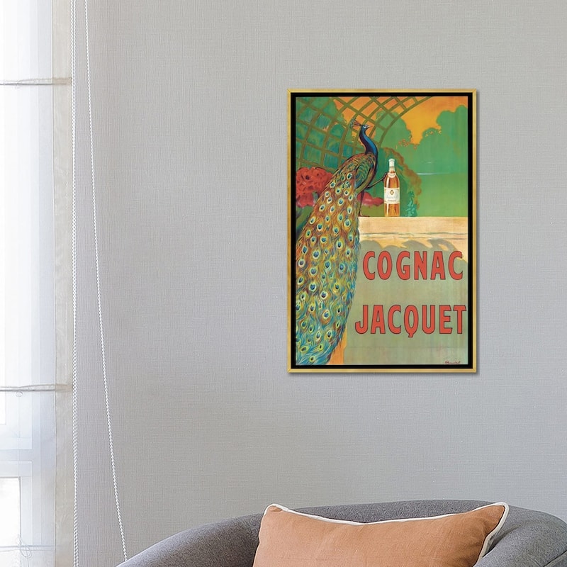 iCanvas "Cognac Jacquet " by Camille Bouchet Framed Canvas Print