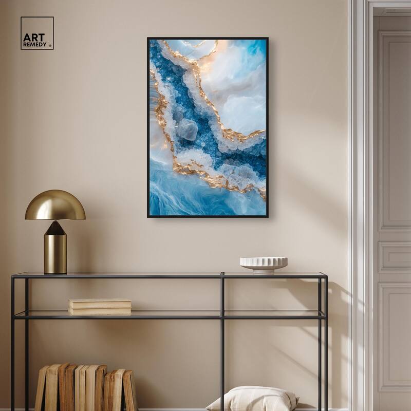 Molten Topaz I Canvas by Art Remedy