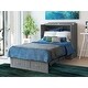 preview thumbnail 54 of 65, AFI Southampton Murphy Bed Chest with Built-In Charging Station Grey - Twin XL
