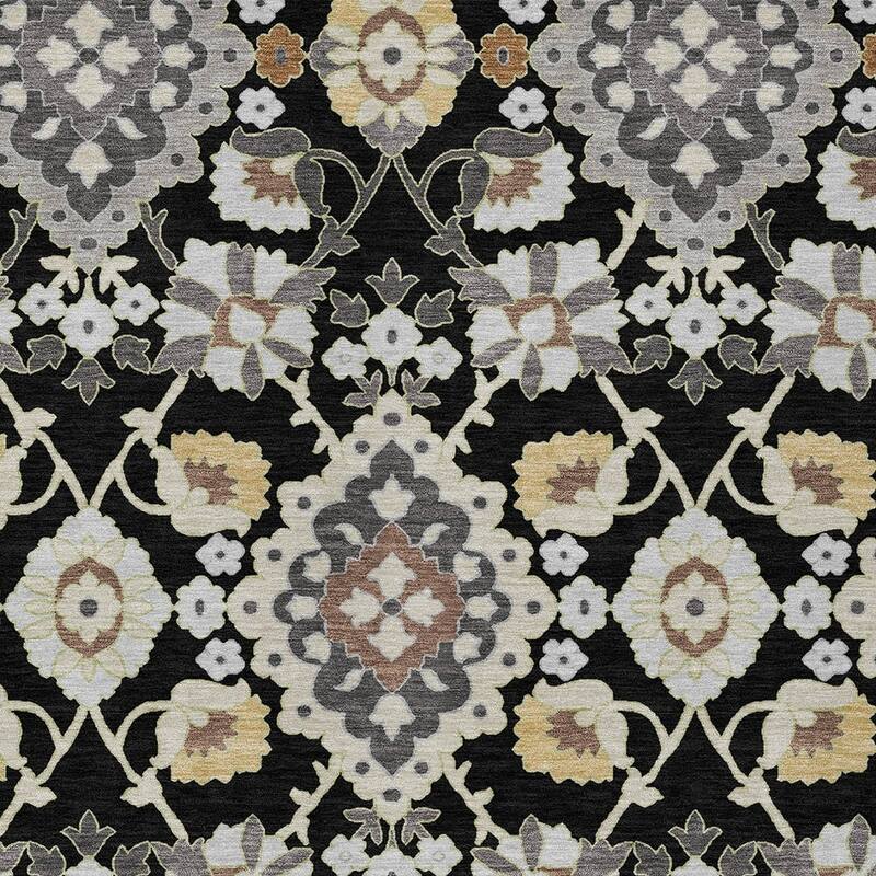 HomeRoots Oriental Traditional Rectangle Outdoor Rug