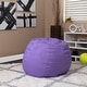 preview thumbnail 50 of 54, Small Refillable Bean Bag Chair for Kids and Teens Purple
