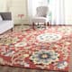 SAFAVIEH Handmade Blossom Nelia Modern Floral Wool Rug - 6' x 9' - Red/Multi