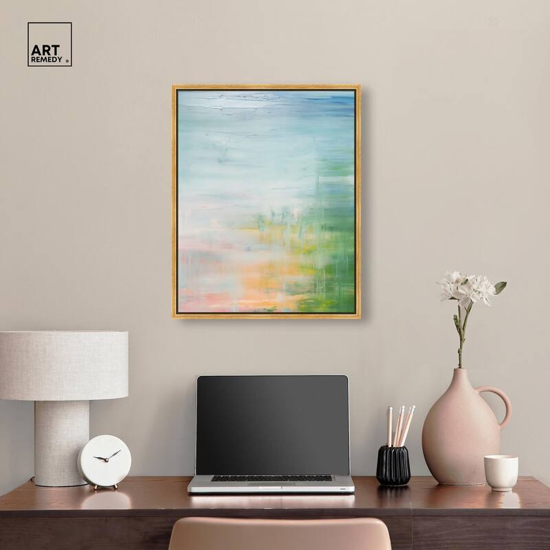 Peaceful Shore Canvas by Art Remedy