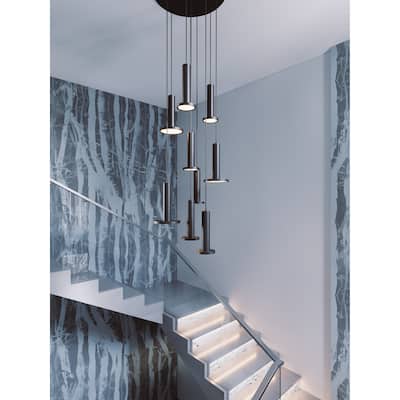 Luna Nonuple LED Pendant 120V