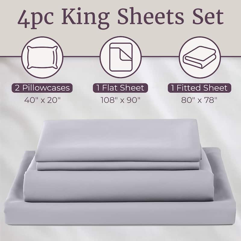 Wrinkle Resistant Brushed Microfiber Sheet Set by Windsor Home
