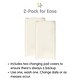 preview thumbnail 25 of 24, BreathableBaby Waterproof Cover, For 32" x 16"/81 x 41 cm Changing Pad (2-Pack) - N/A