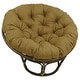 preview thumbnail 13 of 16, 48-inch Indoor/Outdoor Papasan Cushion (Cushion Only) Wheat