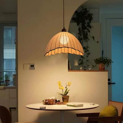 1 - Light Fabric Pendant light - Natural