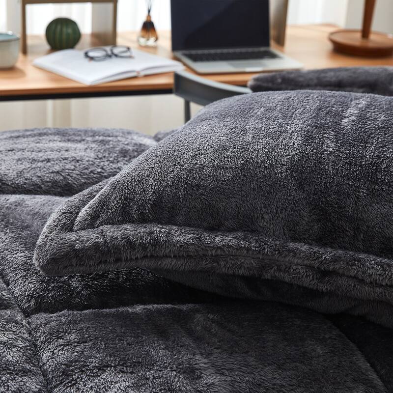 Me Comforter ATE Your Comforter® - Coma Inducer® Oversized Comforter Set - Charcoal Steel