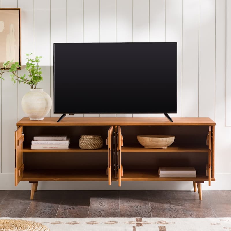Middlebrook Mid-Century Modern Solid Wood TV Stand