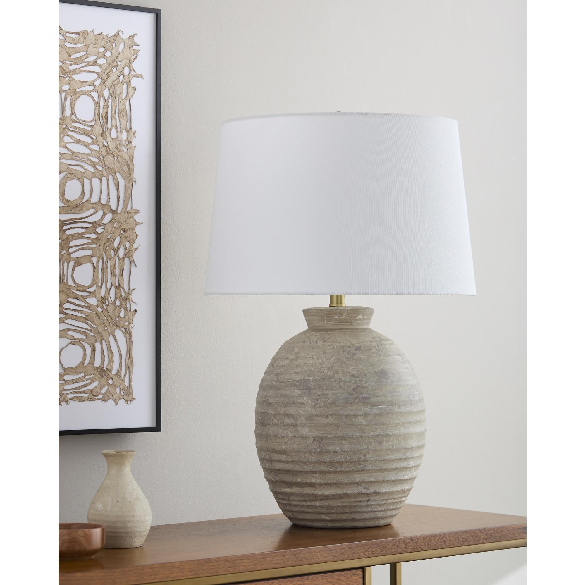 Livabliss Hudun Traditional Accent Table Lamp - 26"H x 18"W x 18"D