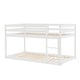 preview thumbnail 5 of 34, Modern Twin over Twin Floor Bunk Bed,Spacious And Comfortable,Easy Assembly for Bedroom