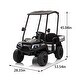 preview thumbnail 28 of 26, 24V Kids Electric Ride-On Track with Dual Seats, Remote Control, Bluetooth Audio, and 4-Wheel Suspension