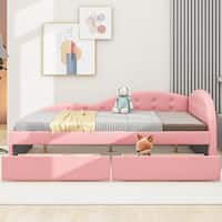 Elegant Design Full Size Platform Bed with Two Drawers - Bed Bath ...