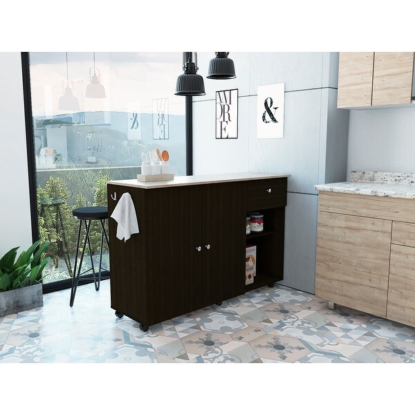 Shop Black Friday Deals on TUHOME Victoria Kitchen Island ...