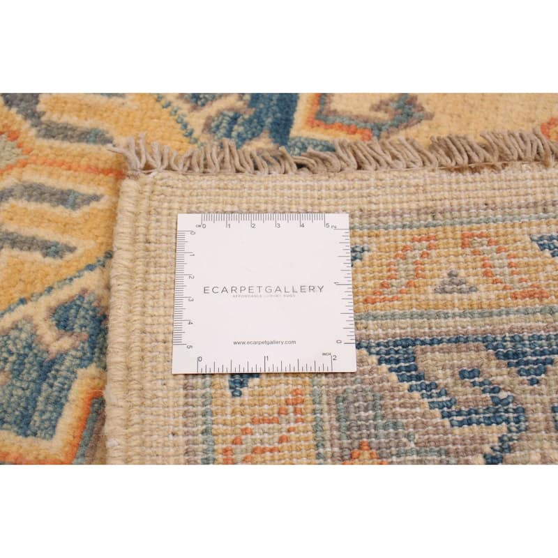 ECARPETGALLERY Hand-knotted Finest Ghazni Ivory Wool Rug - 4'0 x 5'11