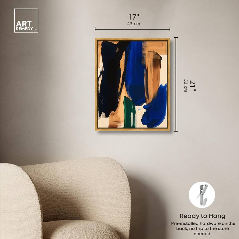 Ochre Odyssey Canvas by Art Remedy
