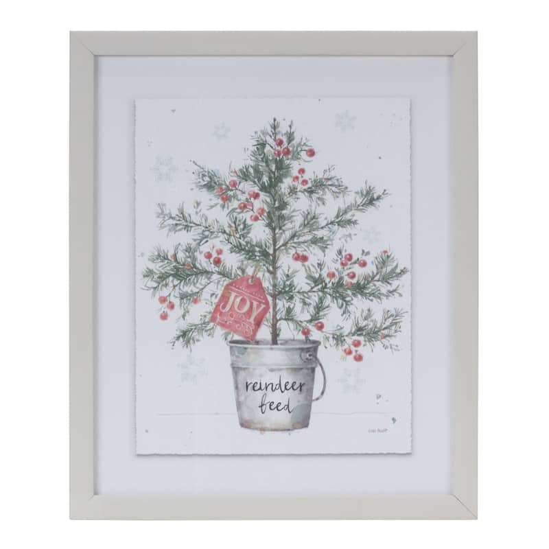 Potted Pine Tree Wall Art (Set of 2)