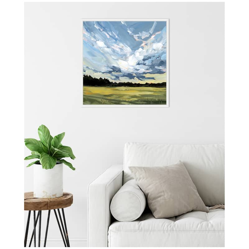 Kate and Laurel Sylvie Before The Storm Framed Canvas by Emily Kenney