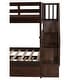 preview thumbnail 15 of 14, Modren Twin Over Twin Bunk Bed with Twin size Trundle For Bedroom