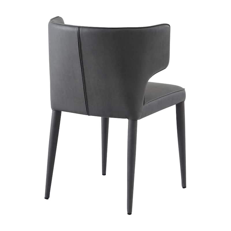 Extended Wingback Modern Dining Chair