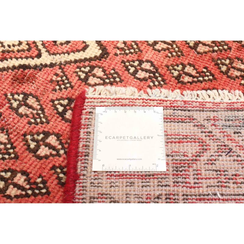 ECARPETGALLERY Hand-knotted Andelz Red Wool Rug - 3'11 x 6'8