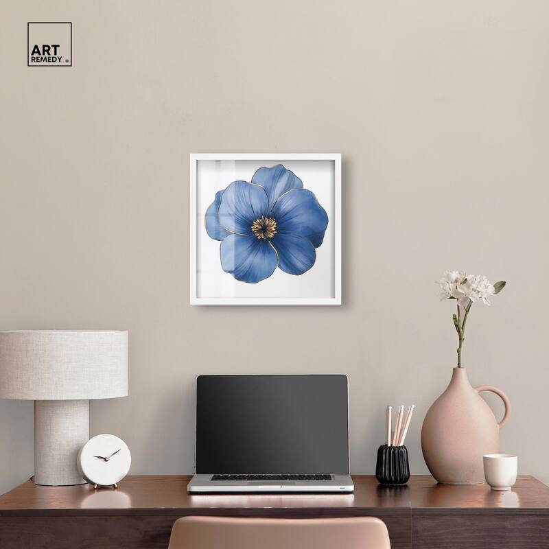 Blue Brilliance II Shadowbox by Art Remedy