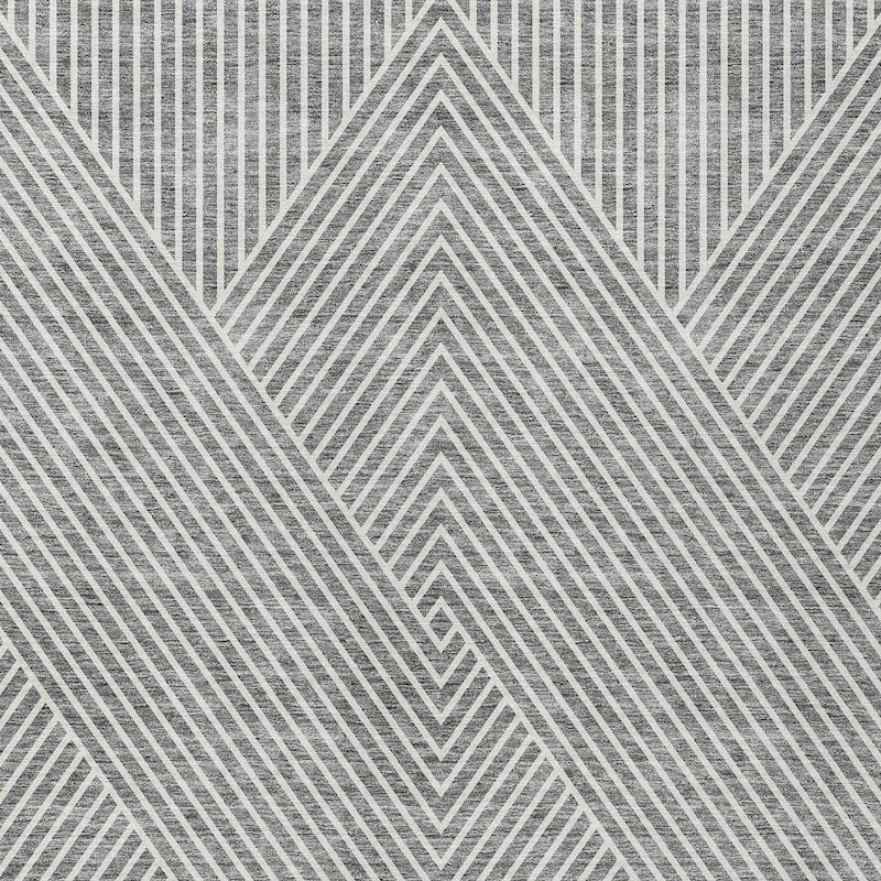 HomeRoots Geometric Transitional Rectangle Outdoor Rug