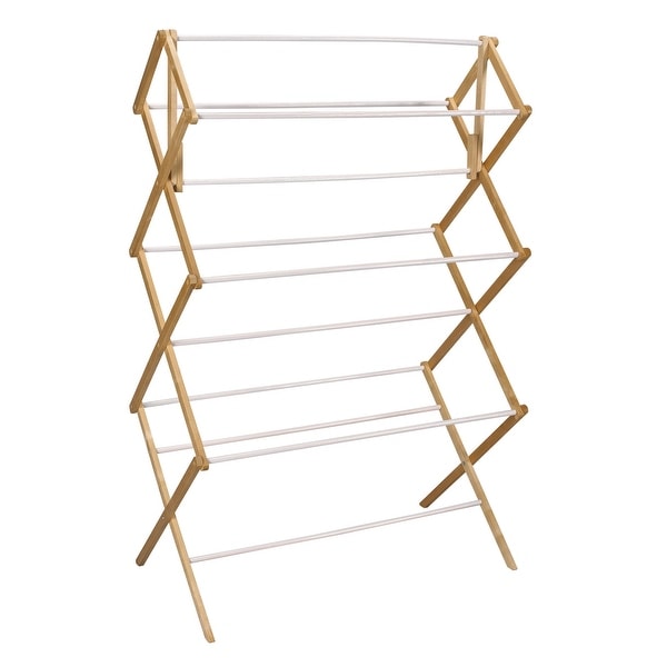 Bamboo Folding Clothes Drying Rack 29.0