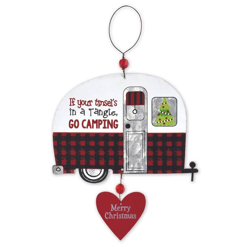 RV Camping Ornament, Set of 2