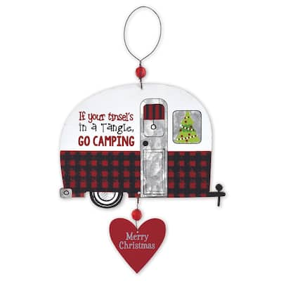 RV Camping Ornament, Set of 2