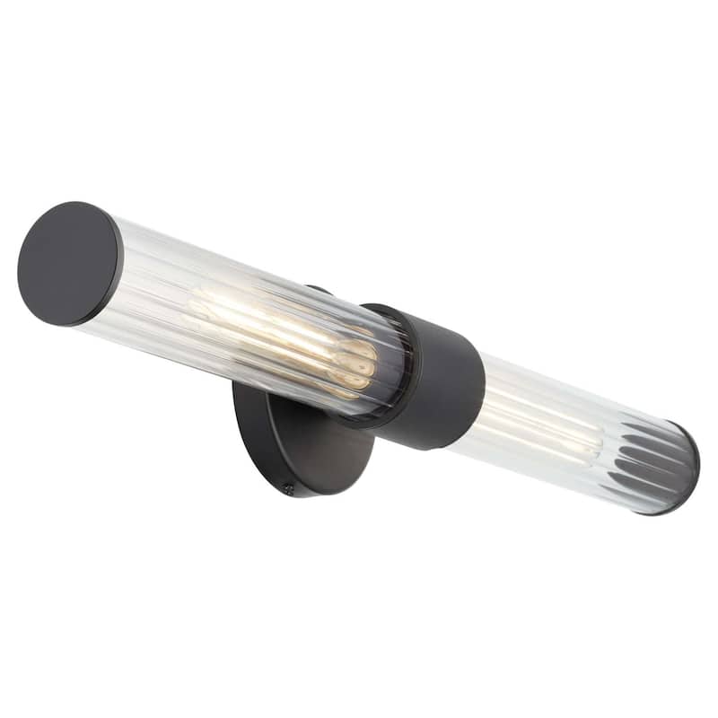 Quorum International 702-24 Fuze 2 Light 5" Tall Outdoor Wall Sconce