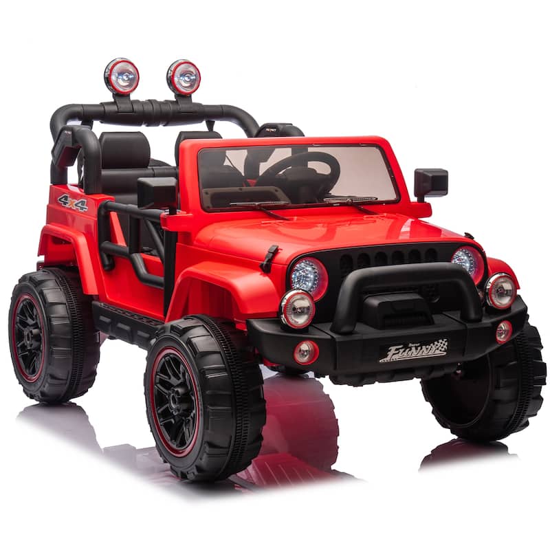 24V Kids Ride On Electric Car W/Parents Control,Seat width 20in,2WD,Rear suspension,Trunk storage,for Kids Aged 3-8