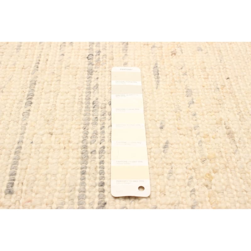 ECARPETGALLERY Braid weave Sienna Cream Wool Rug - 2'0 x 1'10