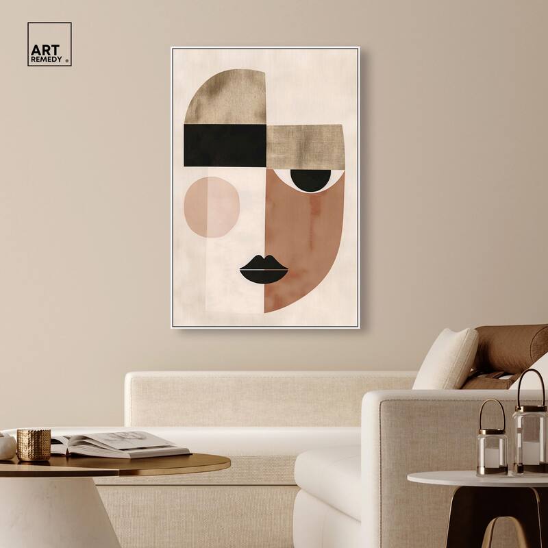 Face Moderne I Canvas by Art Remedy
