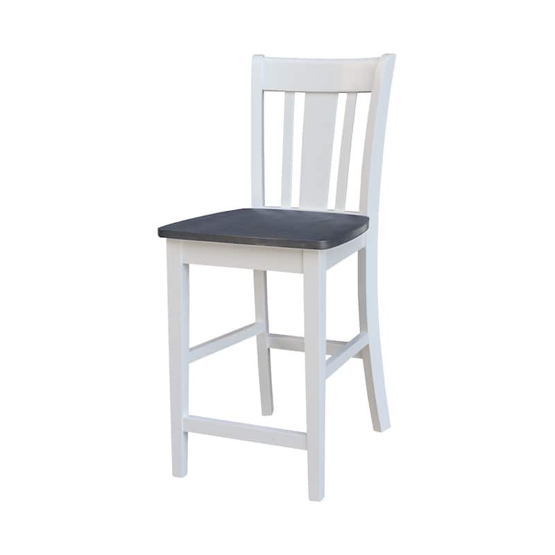 Copper Grove Wistman Bar Stool - White/Heather Gray - Counter Height