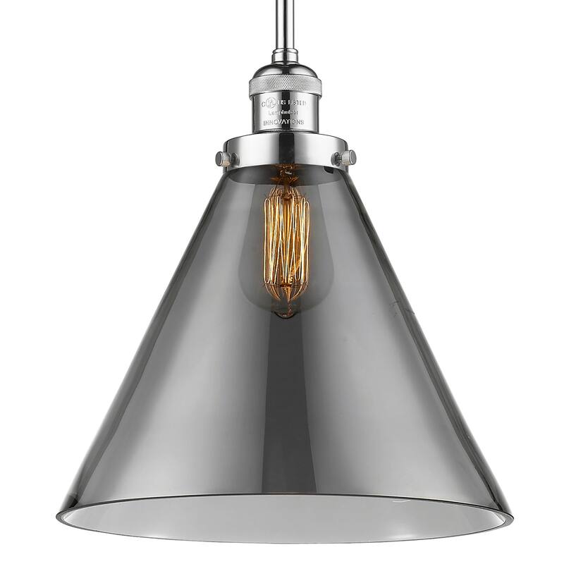 Innovations Lighting Large Cone Single Light 8" Wide Mini Pendant with