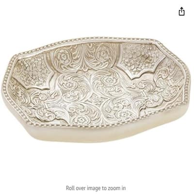Creative Scents Victoria Beige Soap Dish - Bronze/Ivory - Ivory/Bronze