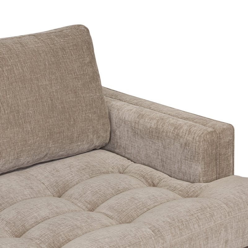 Poly & Bark Vernon 99" Sofa in Taupe Brown